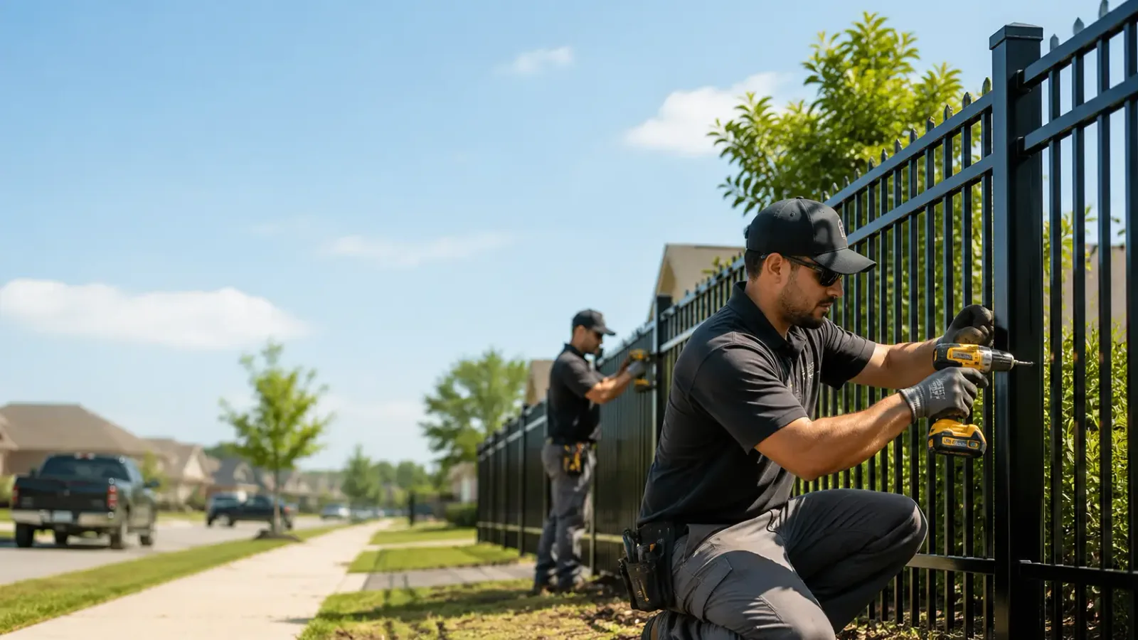 Metal Fence Installation in Trophy Club, TX